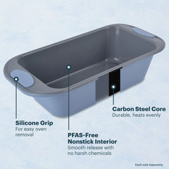Pyrex® Metal Bakeware 3-Piece Large Cookie Sheet Set in Cerulean